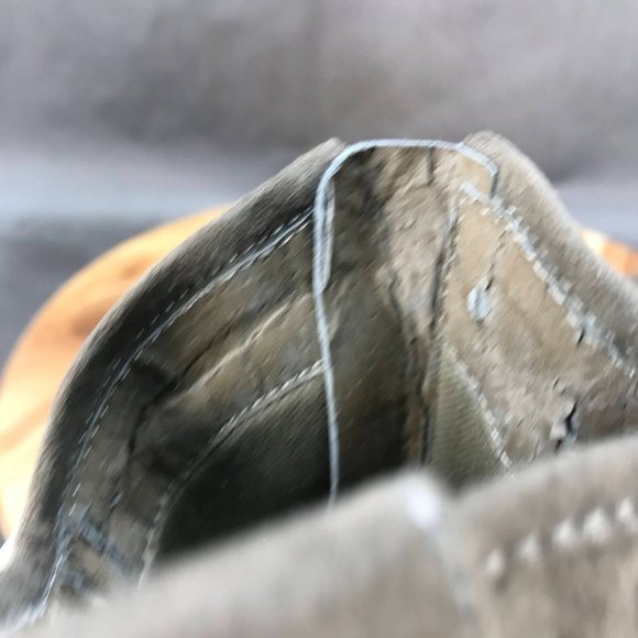 Esprit Brown Faux Suede Pull On Block Heel Western Boots Womens Size 6 - Picture 7 of 10